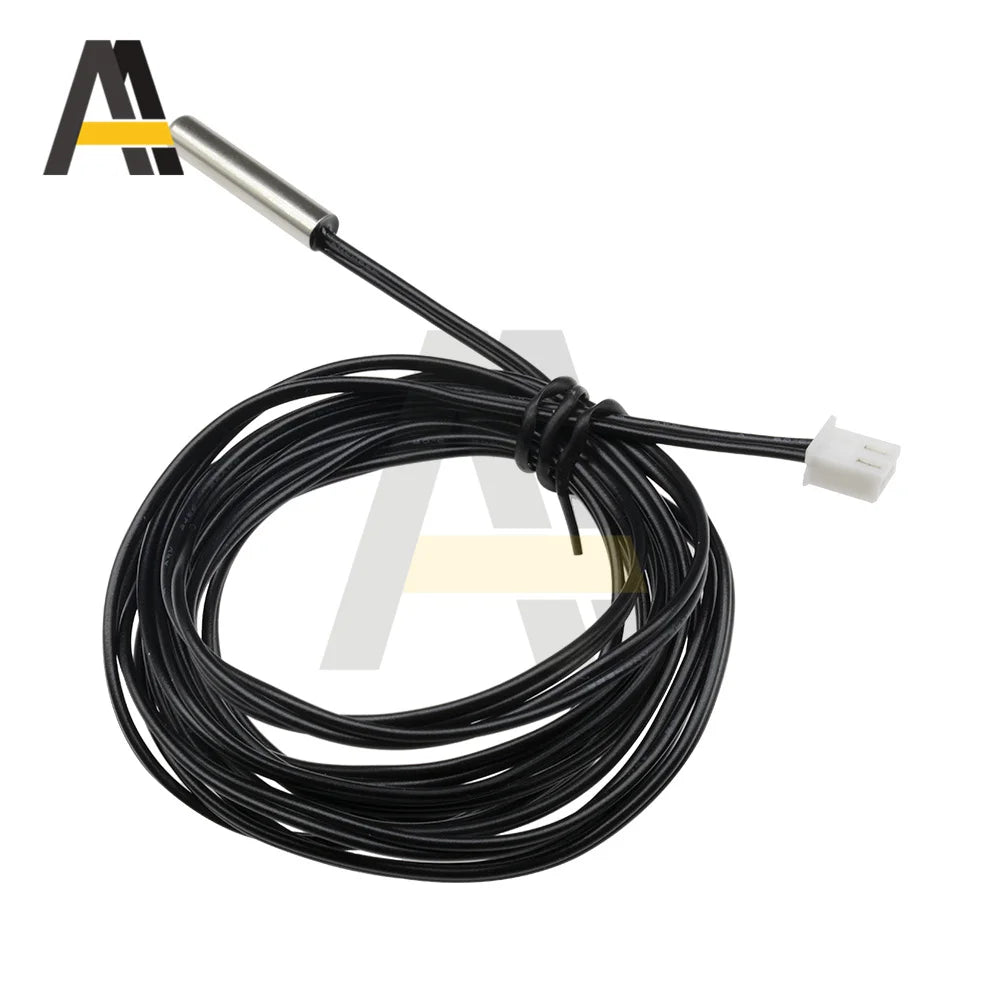 Temperature Sensing Probe MF58 3950 3435 NTC/PTC  Wire High Temperature Thermistor 10K 1% 0.3M/1M Accuracy Temperature Sensor