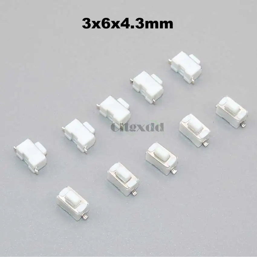 Cltgxdd 10PCS Car Remote Control Touch Switches Push Button Tact Switches for Hyundai, Nissan, Honda, VW, Toyota, Kia, Peugeot