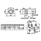 5PCS 3.5MM Headphone Jack Audio Video Female Dual Channel Stereo Jack Socket Stereo Solder Panel Mount PJ313 PJ320 PJ325 PJ326