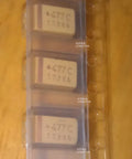 Original 5pcs/   470UF 16V E  7343 477C  Tantalum Capacitor