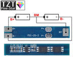 TZT 1/3/5/10PCS  2S 3A Li-ion Lithium Battery 7.4v 8.4V 18650 Charger Protection Board bms pcm for li-ion lipo battery cell pack