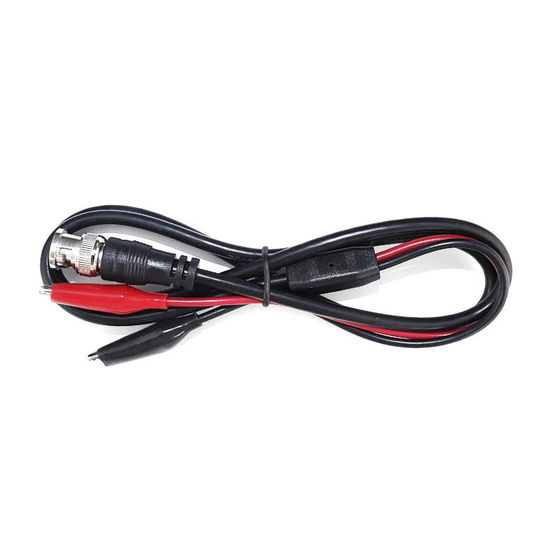 Digital Oscilloscope BNC Probe Test Leads Coaxial Q9 Male Plug to Dual Alligator Crocodile Clip Test Line Cable HT324