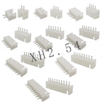 JST XH 2.54 2.54mm 2/3/4/5/6/7/8/9/10 Pin Wire Connectors Straight Pin Header Connector Terminals XH2.54 mm Housing Plug
