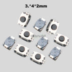 Cltgxdd 10PCS Car Remote Control Touch Switches Push Button Tact Switches for Hyundai, Nissan, Honda, VW, Toyota, Kia, Peugeot