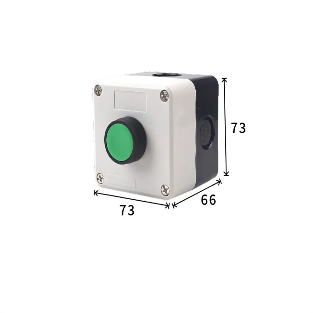 start and stop self-reset Momentary Waterproof button box switch emergency stop industrial control box