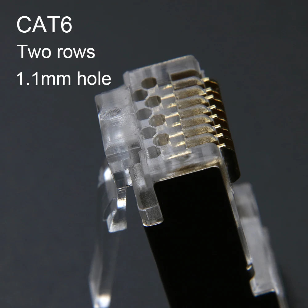 Xintylink RJ45 CAT6 Connector SFTP FTP STP Ethernet Cable Plug CAT5E CAT5 RG RJ 45 Network CAT 6 Metal Shielded Jack LAN 50U/6U