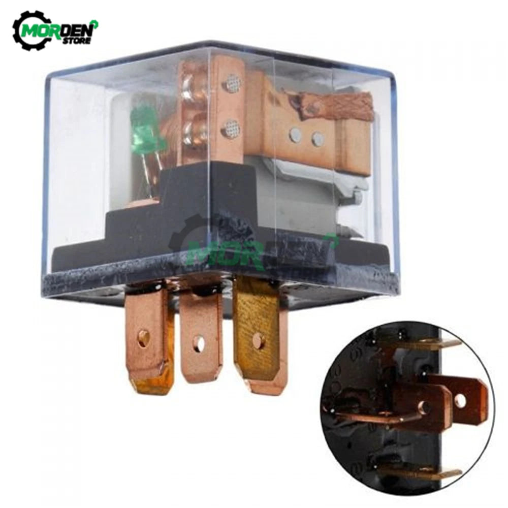 DC 12V 24V Waterproof Automotive Relay 5Pin SPDT Car Control Device 80A 100A Car Relays High Capacity Switching