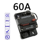 Brand 30A 40A 50A 60A 70A 80A 100A 120A 150A 200A 250A 300A AMP Circuit Breaker Fuse Reset 12-48V DC Car Boat Auto Waterproof