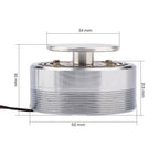 AIYIMA 44MM 50MM Full Range Vibration Speaker Resonance Speaker Bass 25W 20W 4 Ohm 8 Ohm Audio Portable Speaker Altavoz 1Pcs