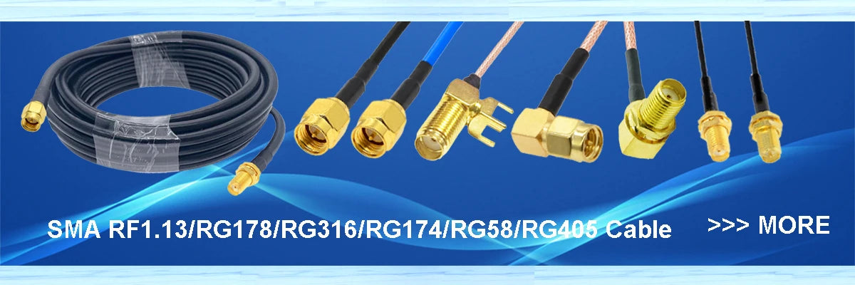 1pcs Single End SMA Female to PCB Solder Pigtail RG316 Cable for WIFI Wireless Router GPS GPRS Low Loss Jack Plug Wire Connector