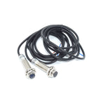 M12 Waterproof Laser Photoelectric Beam Sensor Switch 20 Meters Distance NPN PNP Output