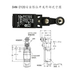 New and Original OMRON Plastic Safety Limit Switch D4N-1120 2120 112G 212G 212H