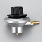 1pc Propane Tank Low Pressure Gas Regulator with Outlet 1/4in Barb Hose Connection Inlet 1-20in UNEF for One Pound Propane Tank