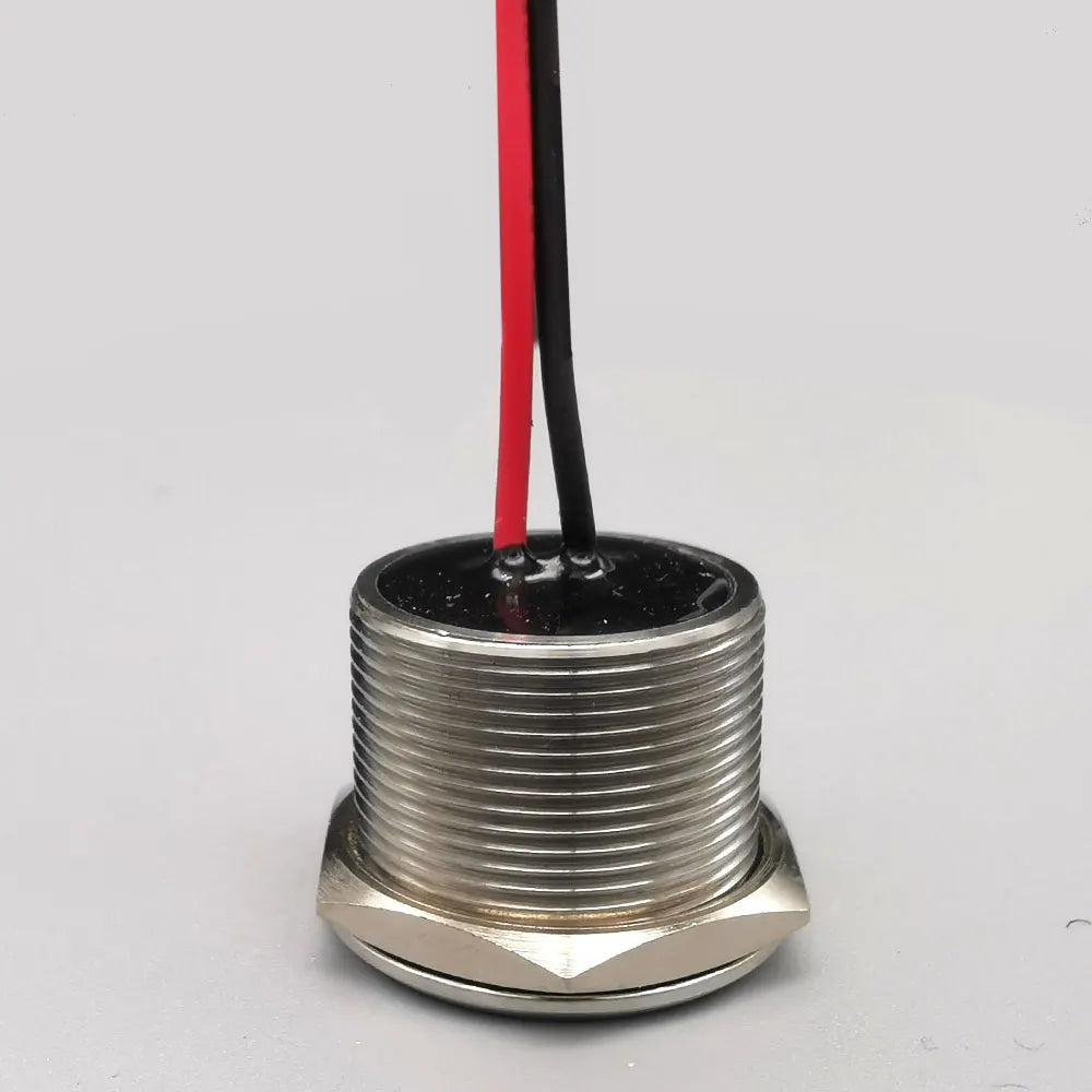 Stainless Steel Waterproof Piezo Touch Switches 16mm 19mm 22mm 25mm Normal Open Capacitive Momentary Push Button