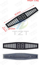 1/2PCS Reversing Radar Display 0.36 Connected Digital Tube LED Seven Segments Gongyang Green/Yellow/Red Three Colors