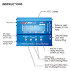 SKYRC Lipo Charger IMAX B6 EVO B6 V2 B6 Mini B6AC V2 Balance Battery Charger Discharger with Adapter Temperature Sensor 6A 1-6S