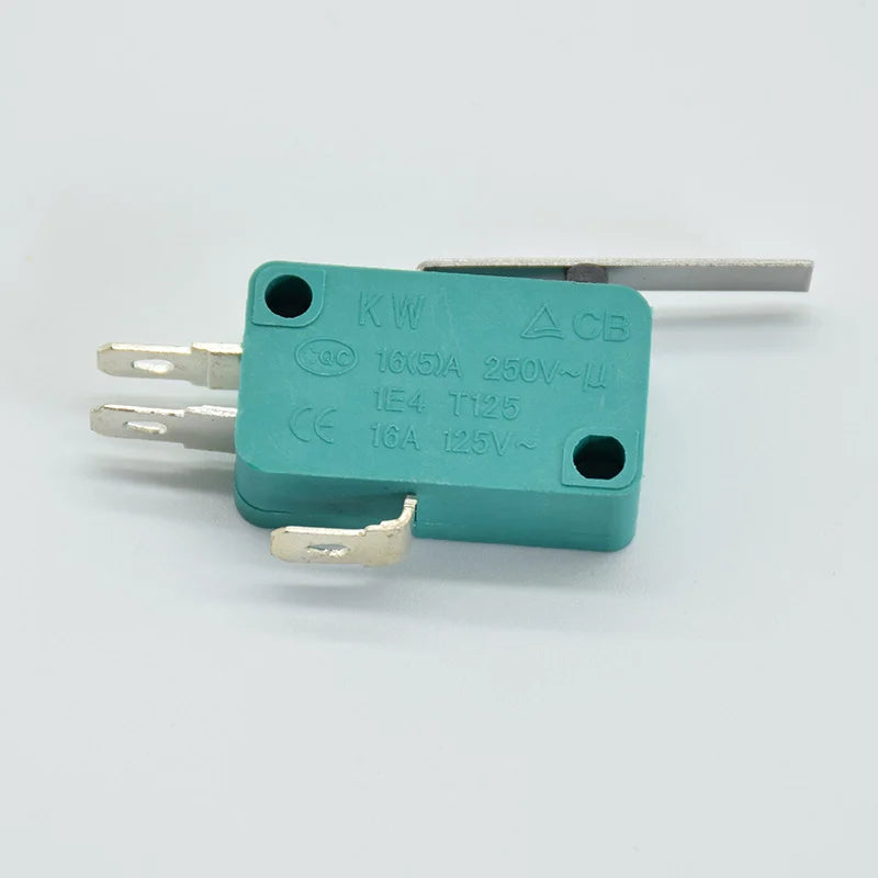2pcs 28mm 52mm Arc Roller Lever Touch Switch green  Micro Limit Switches 16A 250V 125V NO+NC+COM  3 Pins SPDT Micro Switch
