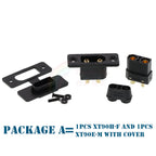 Amass XT90E-M Battery Connector XT90E Male Plug Gold-plated XT90 Mountable Connector Black Socket Or XT90H-M Quickly Charge