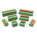 100pcs 142V 142R 5.08mm/0.2" Side/TOP Entry 2P3P4P6P8P10P 141V 141R FFKDSA1/V-2.54mm/0.1" PCB Spring Terminal Block Connector