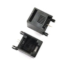 5/10pcs RJ11 Telephone Socket 4P4C 6P2C 6P4C 6P6C Modular Network PCB Plug Horizontal Right Angle Crystal Head Female Socket