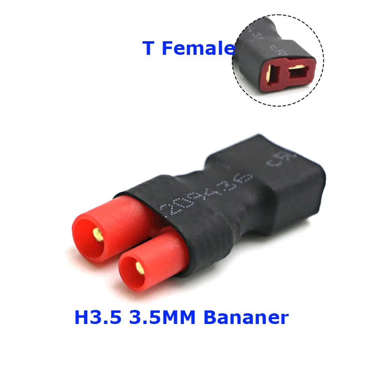 Amass Adapter XT60 to XT90 EC5 EC3 TRX T Deans XT30U Female Male Connectors 4.0mm Banana Plug RC Lipo Battery Control Parts DIY