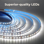5M LED Strip Light DC 12V 24V 2835 Flexible Ribbon Diode Light 60/120/240/480 LED Stripe Warm Natural Cold White Luces Led Tape