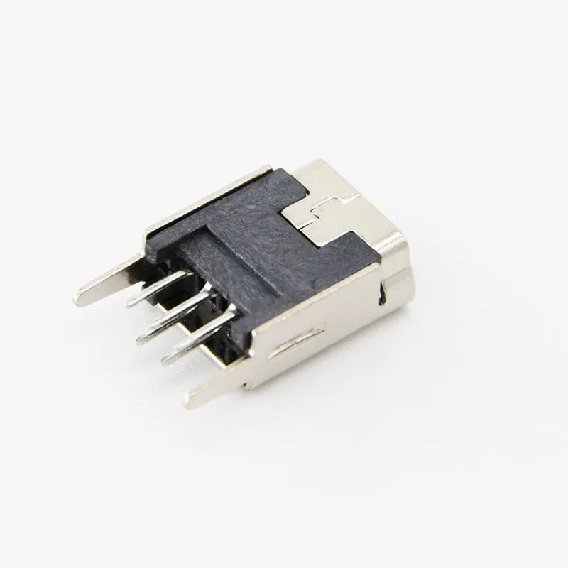 10/50Pcs Mini USB SMT SMD DIP 5 Pin Female Mini Type B Socket Connector Plug Straight DIP Jack Tail Connector Plug-in MINI USB