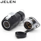 XHE20,  IP67 2/3/4/5/6/7/8/9/10/12 pin Waterproof connector, M20 Panel mount power cable connector male(socket) and female(plug)