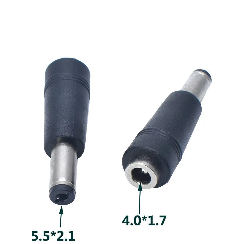 1pcs 5.5x2.1 mm Male Jack to 3.5*1.35 4.0*1.35 4.0*1.7 Female Plug DC 5.5*2.1mm Female to Male Power Connector Adapter Laptop