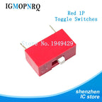 10pcs Slide Type DIP Switch Module 1 2 3 4 5 6 7 8 PIN 2.54mm Position Way DIP Red Pitch Red Snap Switch Dial Switch