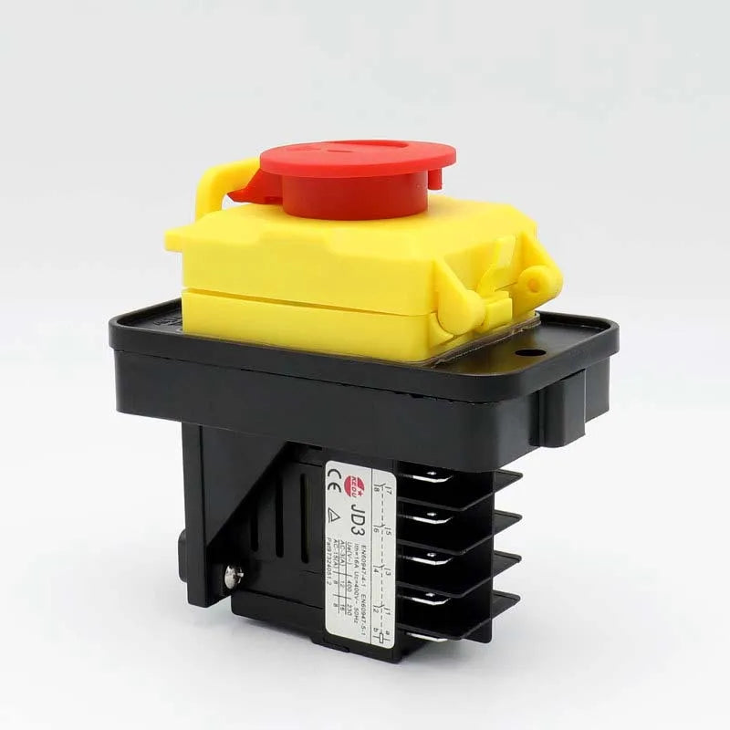 KEDU JD3 230/400V 16/12A Electromagnetic Switch On Off Emergency Stop Pushbutton Switches for Industrial Machine Tool Equipment