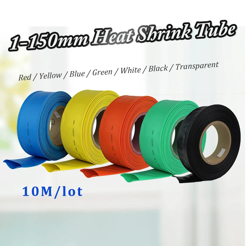 Transparent Clear Heat Shrink Tube for USB Protector Wrap Wire Kits 2:1 DIY Connector Shrinkable Tubing Sleeving Wrap Wire Kits