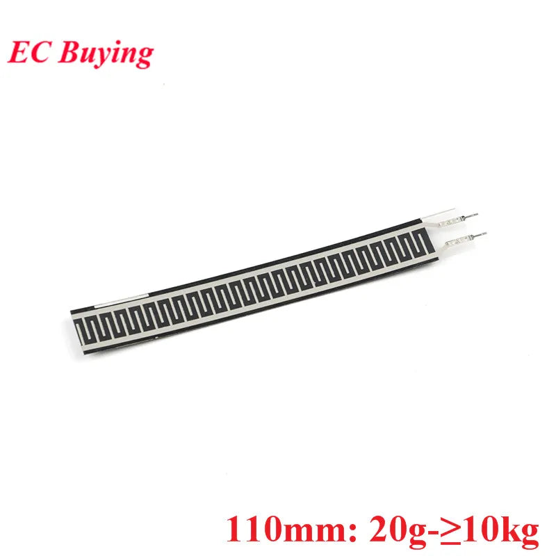 2Pcs/1pc Resistive Thin Film Pressure Sensor Flexible Force Sensitive Resistor Load Cell Converter Module 4/18/110mm For Arduino