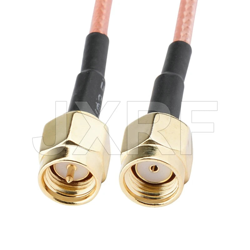 Factory Sales RF Coaxial Cable SMA to SMA Connector SMA Male to RP-SMA Male Jack RG316 Pigtail Cable 15cm