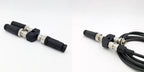 M12 Panel Back Mount Flange Socket Sensor Connector Waterproof Screw Threaded Coupling Male Female 3 4 5 8Pin M1216