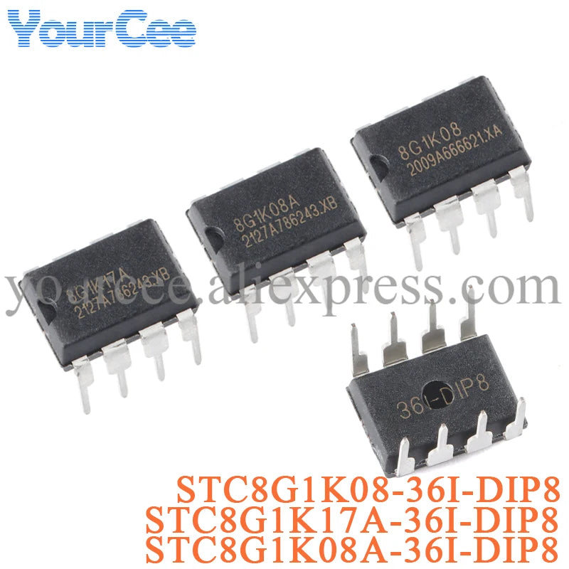 10pcs STC8G1K17A STC8G1K08A STC8G1K08 36I DIP8 Single Chip IC Microcontroller Micro Controller MCU