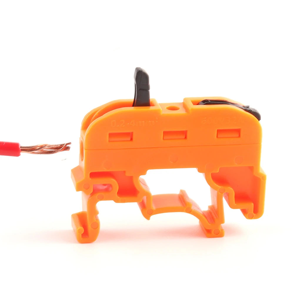 Quick Wire Connector 211 Din Rail Type Press Terminal Instead Of UK2.5B Compact Splicing Conductor Cable Terminal Block SPL