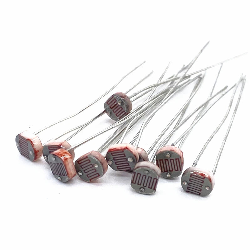 20-50pcs (5 values * 10pcs) LDR Photo Light Sensitive Resistor Photoelectric Photoresistor Kit for 5506 5516 5528 5537 5539