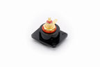 2pcs  Female RCA Panel Mount Chassis Socket Connector, Excellent quality, Black Female Socket, Red&Black Colors Available