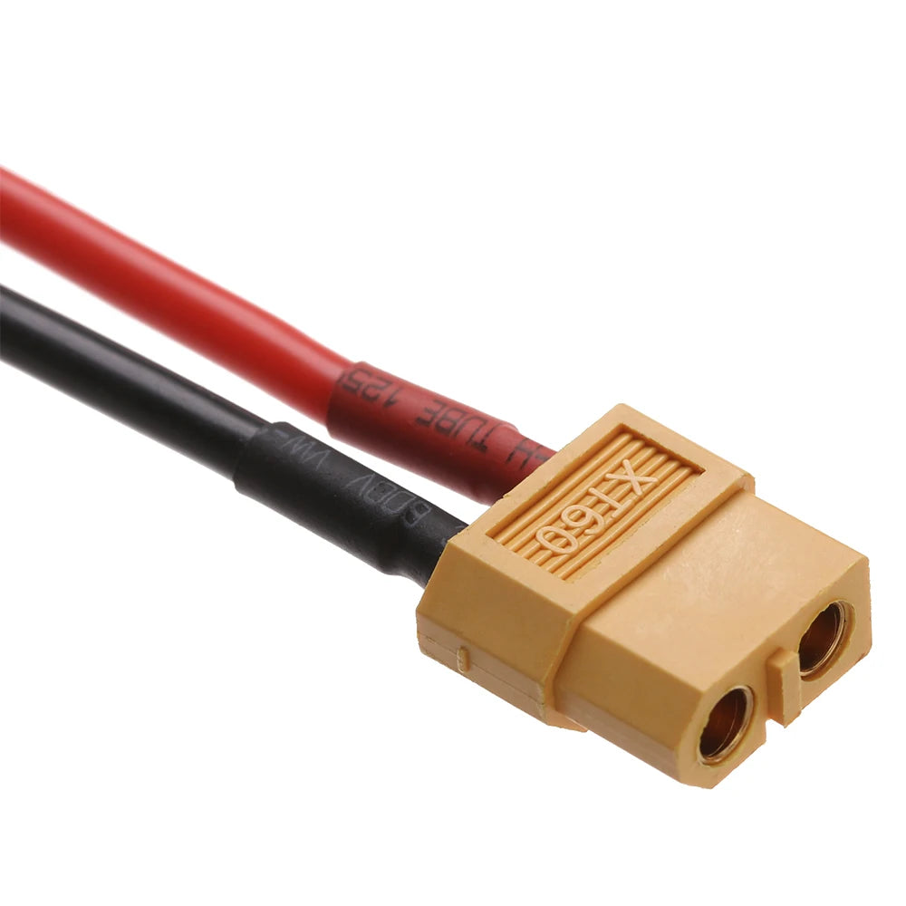 Male Female Connector Plug with Silicon 12 AWG/14 AWG Wire XT60 Connector Plug Cable Dual Extension Battery
