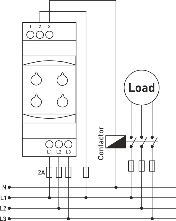 Samwha-Dsp GKT-05F 3*220VAC Non-Neutual Three-Phase Phase Failure, Phase Sequence, Under&Over Voltage Relay