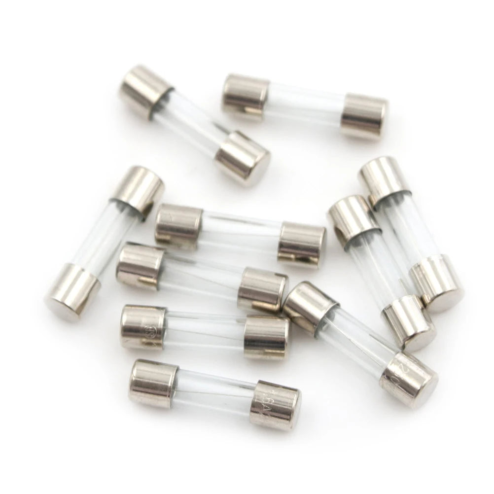 10pcs/lot 1A/1.6A/2A/3A/4A/5A T1.6A 250V New Slow Blow 1.6Amps Glass Tube Fuse 5mm x 20mm