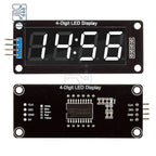 4/6-Digit 0.56 Inch 7 Segments Digital Tube Clock Module Double Dots LED Display TM1637 Blue Yellow White Green Red For Arduino