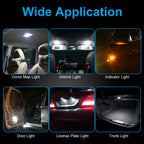 NAO W5W LED Car T10 Bulb 5W5 Auto Interior Light 3030 SMD 12V 24V Automobiles Side Signal Lamp 168 194 Clearance Lighting White