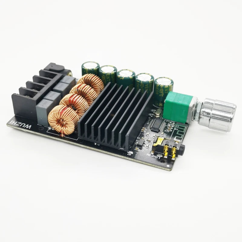 2*100W Bluetooth 5.0 TPA3116D2 Audio Power Amplifier Stereo HiFi Class D Digital TPA3116 Home Theater AUX Mini Music AMP