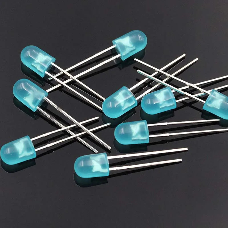 1000PCS 504 Oval With Color Short Leg Red Blue Green Light-Emitting Diode LED Lamp Bead