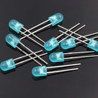 1000PCS 504 Oval With Color Short Leg Red Blue Green Light-Emitting Diode LED Lamp Bead