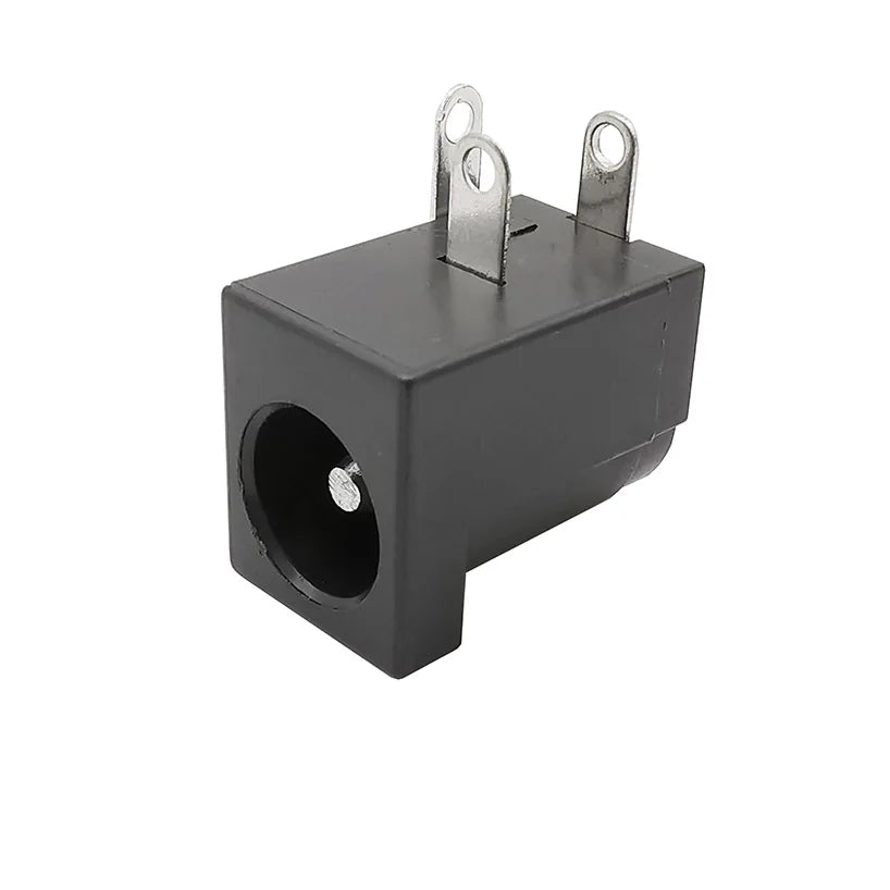 10Pcs DC-005 DC Power Female Jack Adapter Right Angle 3 Pin Barrel Type 5.5x2.1mm DC Jack Socket PCB Mount Terminals Connector