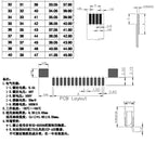 10pcs FPC Connector 0.5mm/1.0mm Pitch Drawer type Upper/ Bottom contact Type Socket FFC Flat Cable Socket 4P 5P 6P 8P 10P-60Pin
