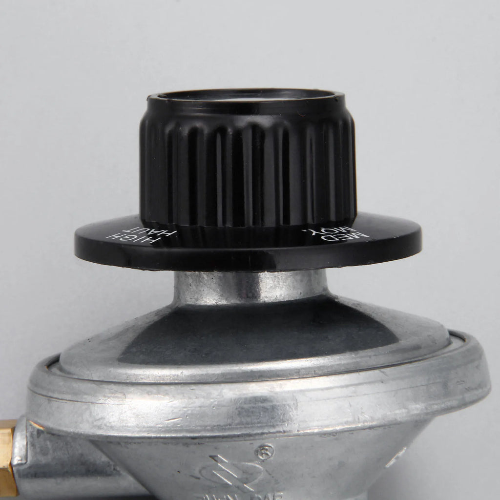 1pc Propane Tank Low Pressure Gas Regulator with Outlet 1/4in Barb Hose Connection Inlet 1-20in UNEF for One Pound Propane Tank